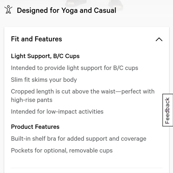 Lululemon Ebb to Street Long Sleeve Shirt Crop Top Womens Size 2 Gray Black - Picture 5 of 13